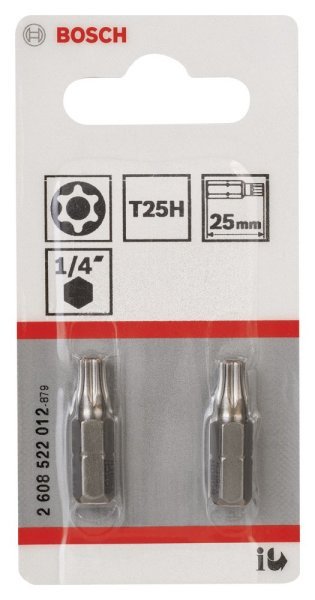 Bosch - Extra Hard Serisi Security-Torx® Vidalama Ucu T25H*25 mm 2li 2608522012