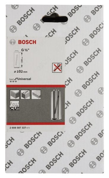 Bosch - Best Serisi G 1 2'' Girişli Kuru Karot Ucu 102*150 mm 2608587327