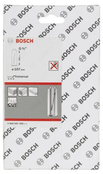 Bosch - Best Serisi G 1 2'' Girişli Kuru Karot Ucu 107*150 mm 2608587328