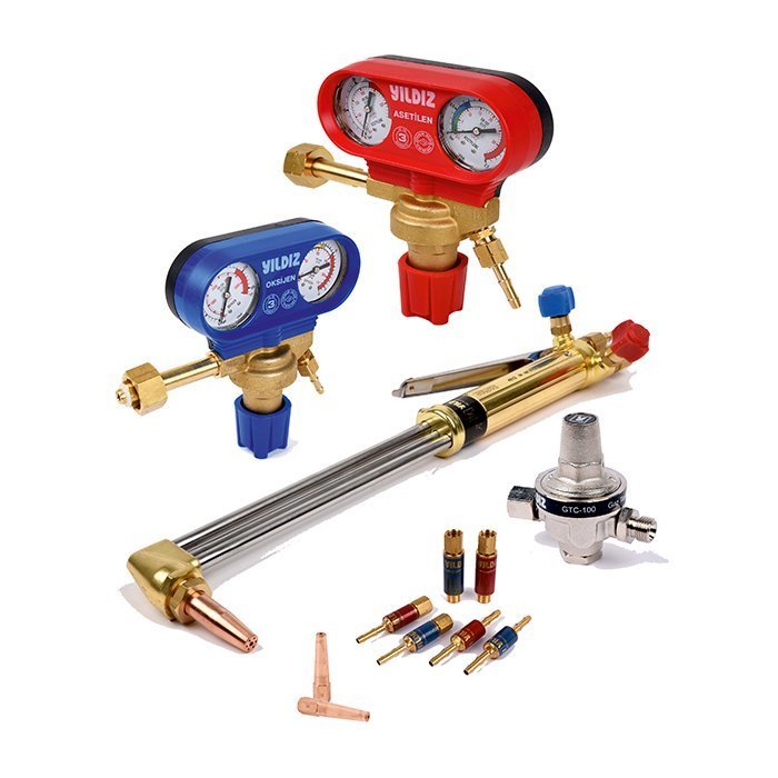 YILDIZ GAZ 8600P Kaynak ve Kesme Hamlaç Takımı 6 lı