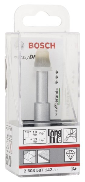 Bosch - Best Serisi, Matkap İçin Seramik Kuru Elmas Delici 10*33 mm 2608587142