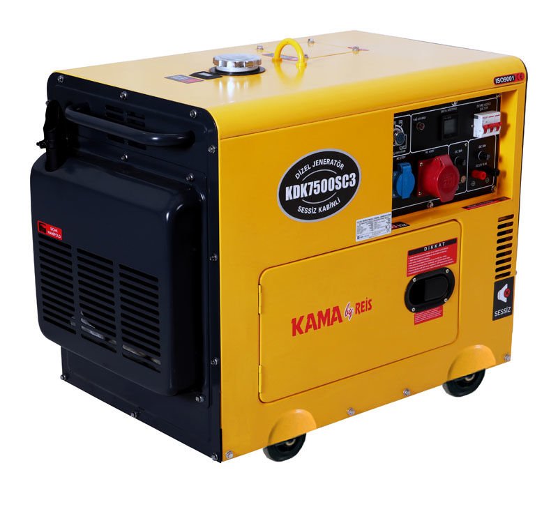 KDK7500SC3 DIZEL 3-FAZ JENERATOR 6.9kVA