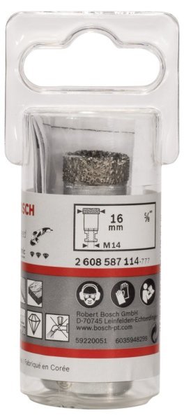 Bosch - Best Serisi, Taşlama İçin Seramik Kuru Elmas Delici 16*30 mm 2608587114