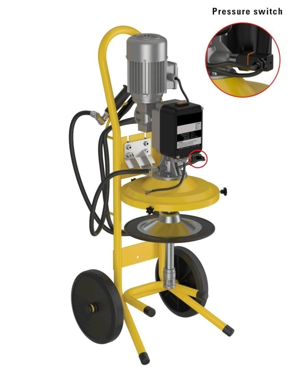 Özsan Elektrikli 380v Gres Pompası 16Kg Teneke Tipi