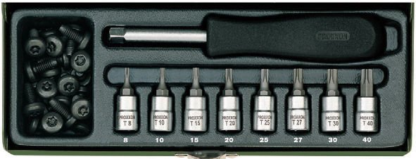 9 PARÇALI TORX TORNAVİDA LOKMA TAKIMI 1/2''