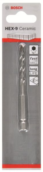 Bosch - Altıgen Şaftlı, HEX-9 Serisi Seramik için Matkap Ucu 4*90 mm 2608589520