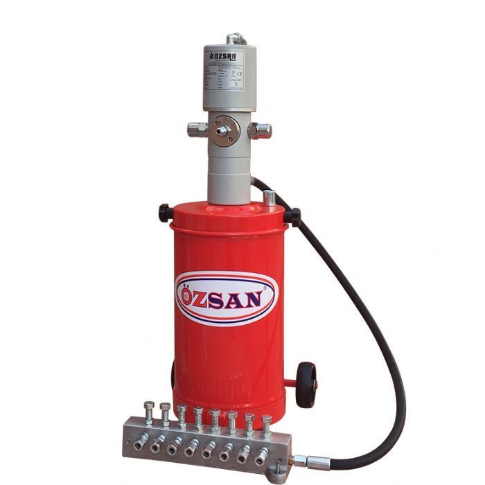 Özsan Havalı Gres Pompası (Dağıtıcılı) 5Kg 70/1