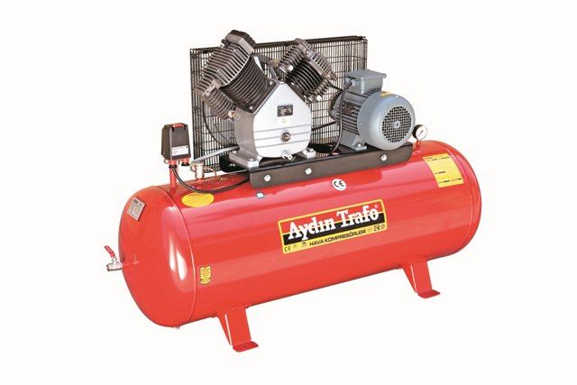 Kompresör 300 Lt Çift Kademeli 12 Bar 5.5 Hp