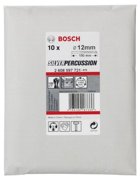 Bosch - cyl-3 Serisi, Beton Matkap Ucu 12*150 mm 10'lu Paket 2608597721