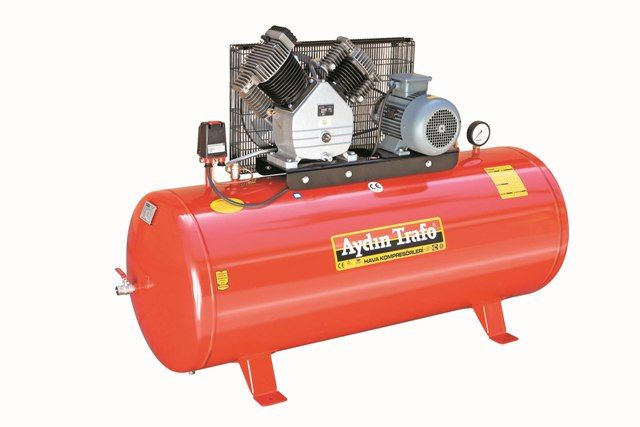 Kompresör 530 Lt Çift Kademeli 12 Bar 5.5 Hp