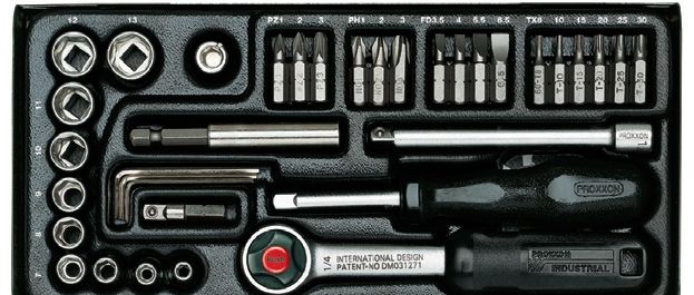 23070 Mıknatıs Adatörlü Tornavida Lokma Takımı (38 Parça)