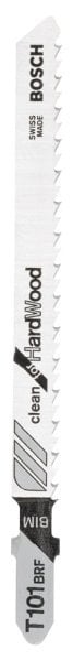 Bosch - Temiz Kesim Serisi Sert Ahşap İçin T 101 BRF Dekupaj Testeresi Bıçağı - 25'Li Paket 2608634989