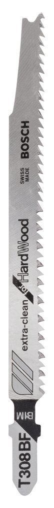 Bosch - Extra Temiz Kesim Serisi Sert Ahşap İçin T 308 BF Dekupaj Testeresi Bıçağı - 3'Lü Paket 2608636568