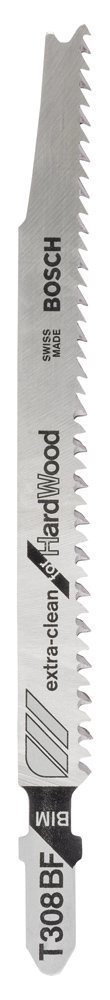 Bosch - Extra Temiz Kesim Serisi Sert Ahşap İçin T 308 BF Dekupaj Testeresi Bıçağı - 100'Lü Paket 2608636571