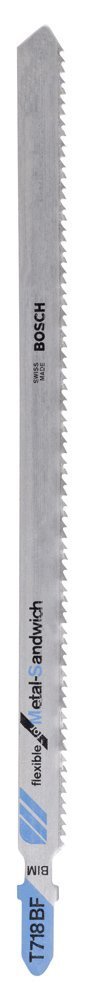 Bosch - Kırılmaya Karşı Dayanıklı Seri Metal-Sandviç İçin T 718 BF Dekupaj Testere - 3'Lü Paket 2608636335