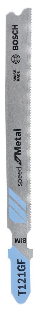 Bosch - Hızlı Kesim Serisi Metal İçin T 121 GF Dekupaj Testeresi Bıçağı - 25'Li Paket 2608636697